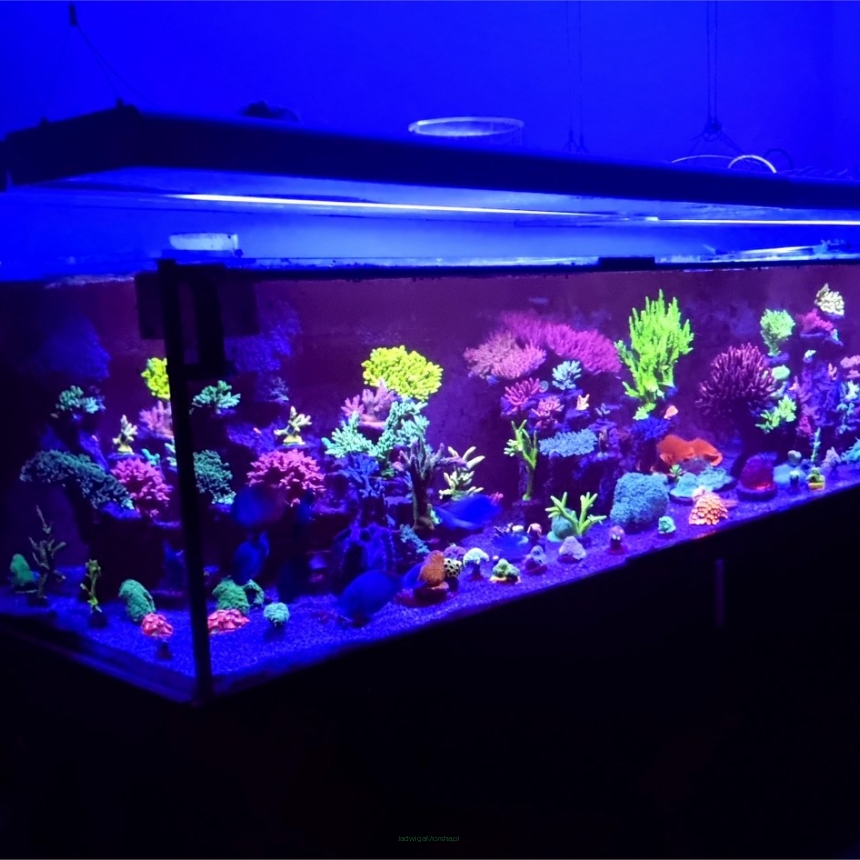 Oświetlenie nocne LED 120cm 18W 230V niebieskie