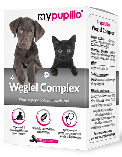 Węgiel aktywny Complex | Preparat przeciw biegunce dla psa i kota