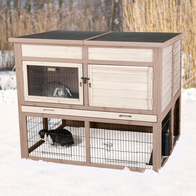 Trzymanie królików na zewnątrz w zimie!