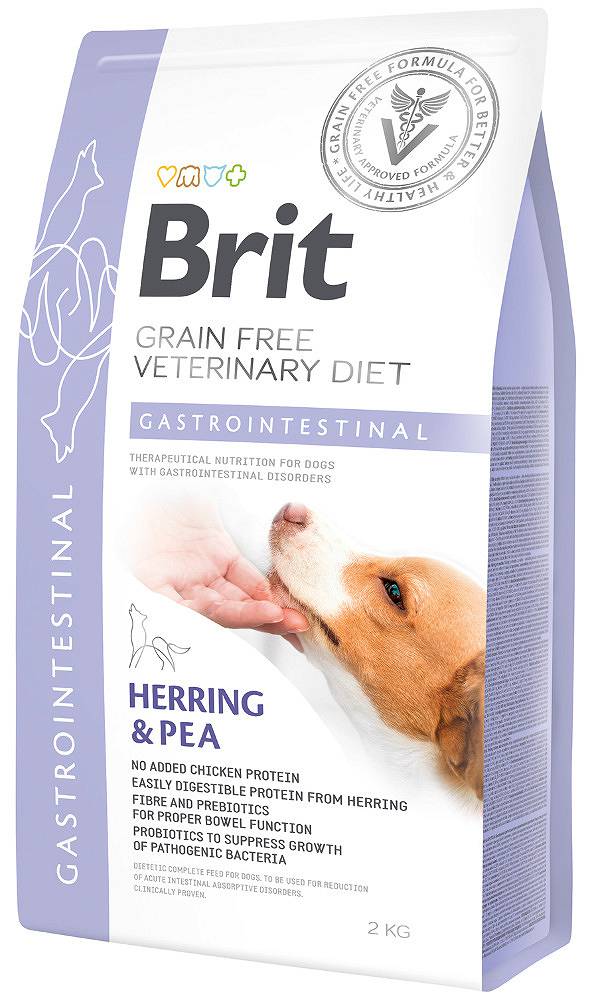 Brit Veterinary Diet Gastrointestinal Herring&Pea Sucha Karma dla psa op. 2kg